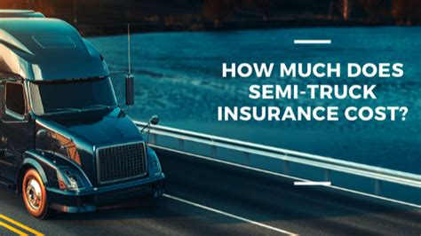 commercial truck insurance monthly cost